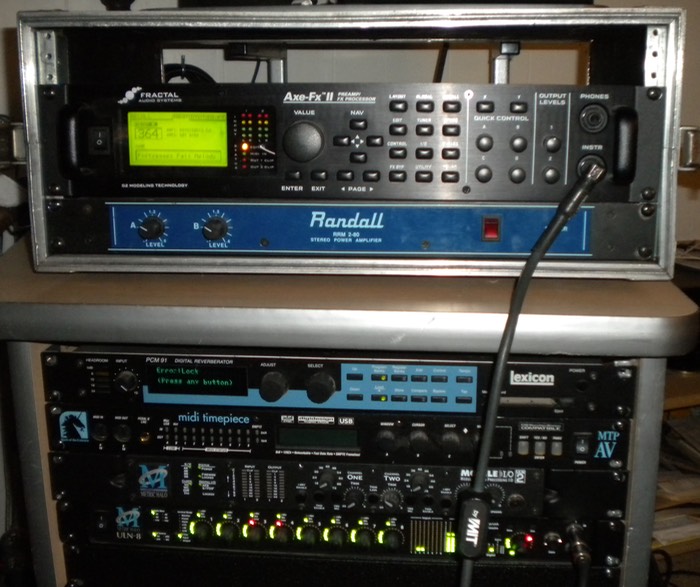 Axe Fx II in home rack