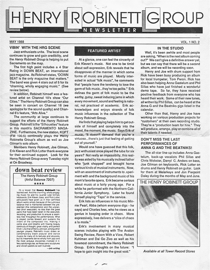 HRG newsletter #2