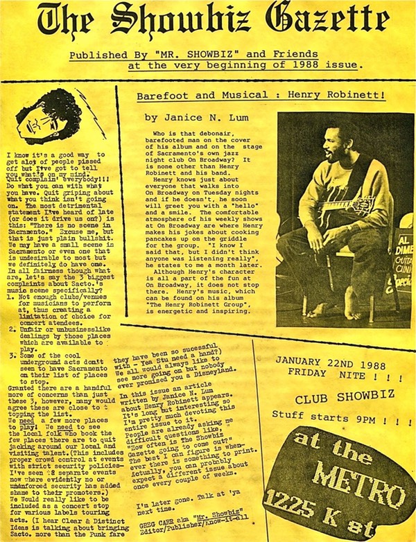 The Showbiz Gazette 1